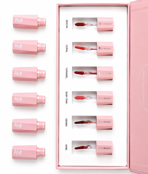 6 Matte Liquid Lipstick Set